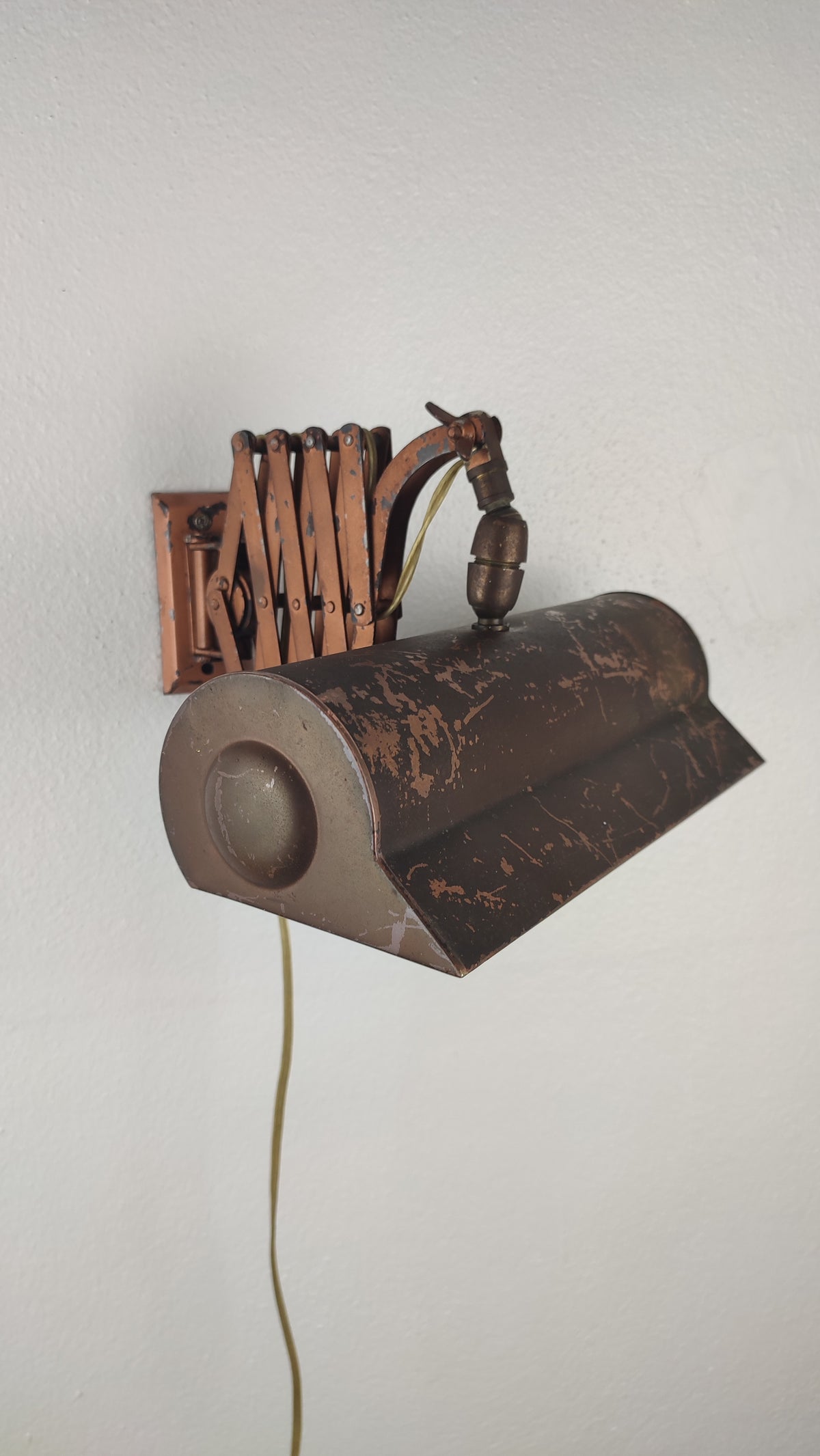 Candeeiro de Parede Industrial "Scissor" (Anos 40/50)