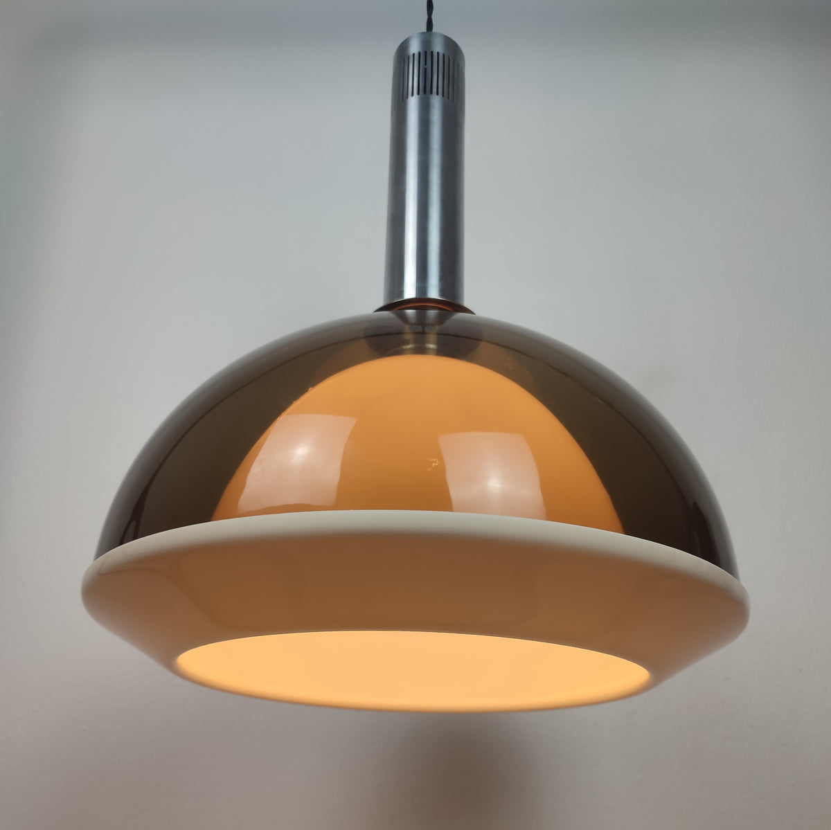 Candeeiro Pendente Vintage Metalarte Space Age – Anos 70