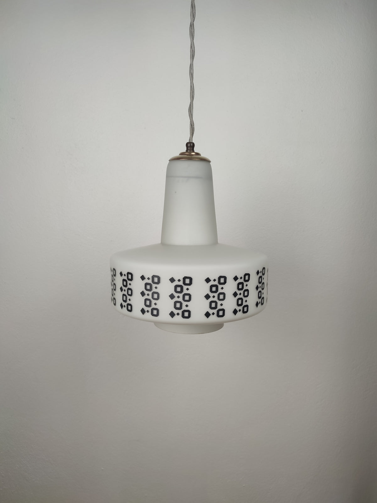 Candeeiro de Suspensão Vintage Space Age / UFO – Itália, Anos 1960/70
