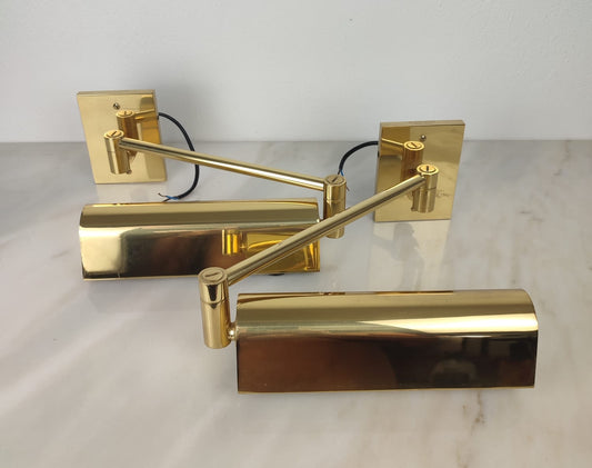 Par de Arandelas Retráteis Hansen - Metalarte 1970's