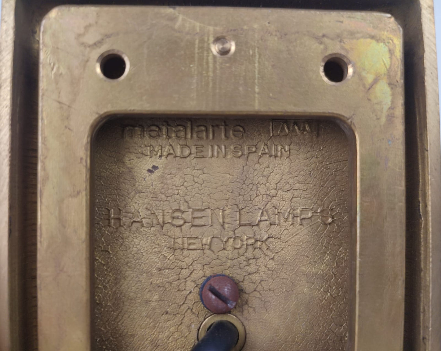Par de Arandelas Retráteis Hansen - Metalarte 1970's
