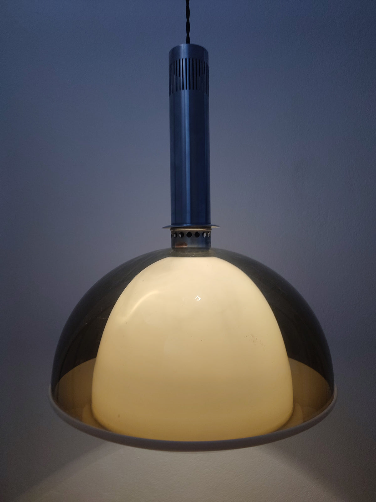 Candeeiro Pendente Vintage Metalarte Space Age – Anos 70