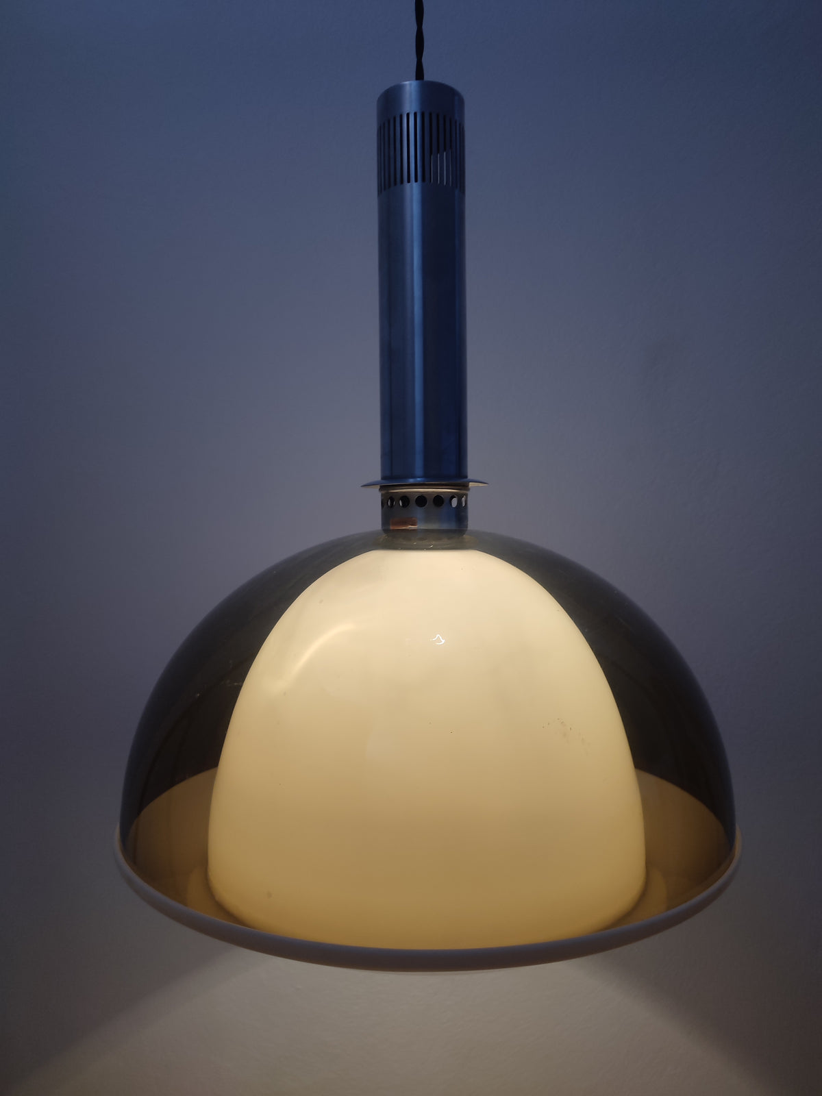 Candeeiro Pendente Vintage Metalarte Space Age – Anos 70
