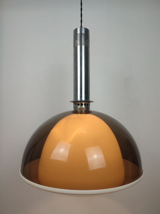 Candeeiro Pendente Vintage Metalarte Space Age – Anos 70