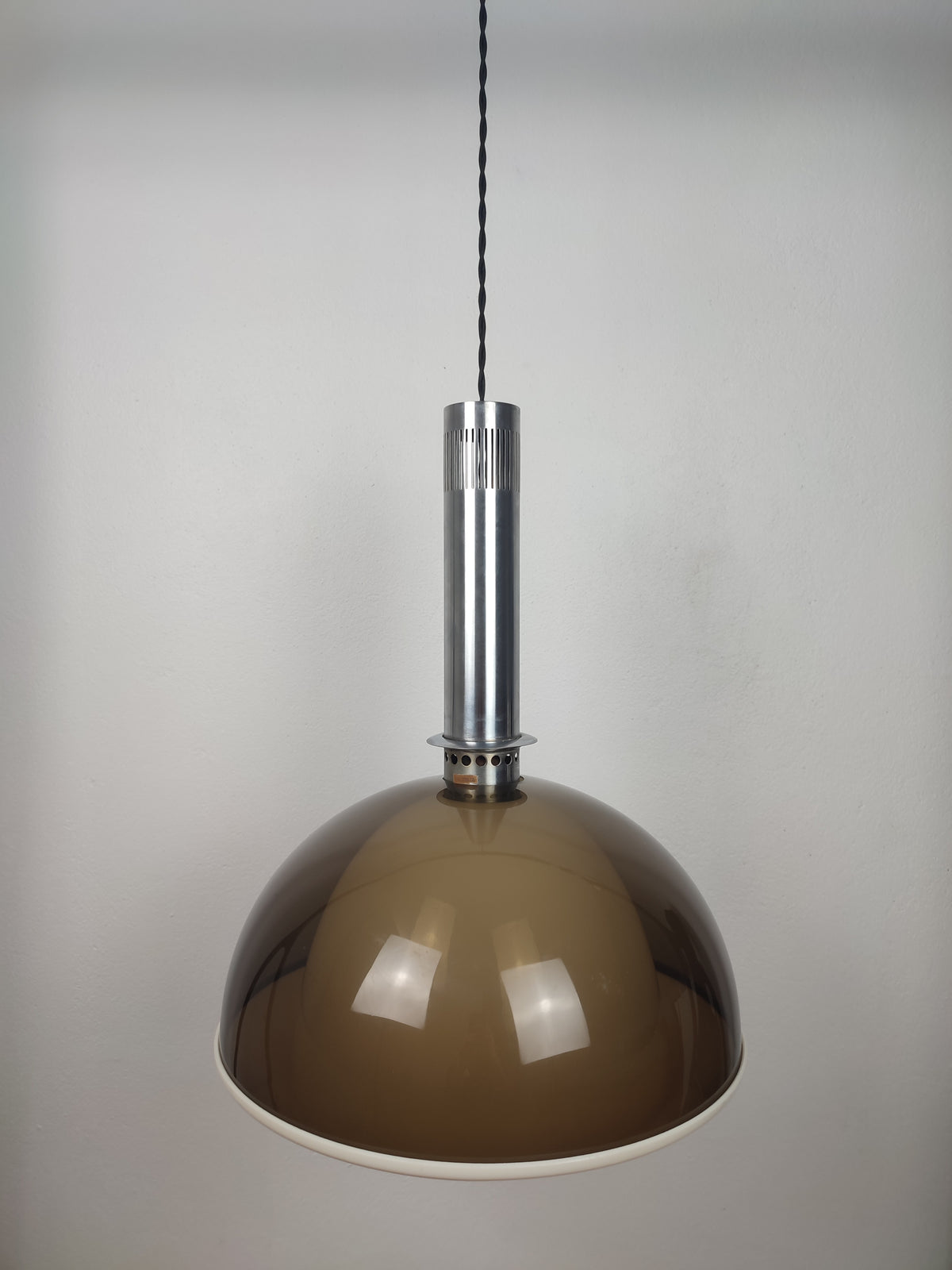 Candeeiro Pendente Vintage Metalarte Space Age – Anos 70