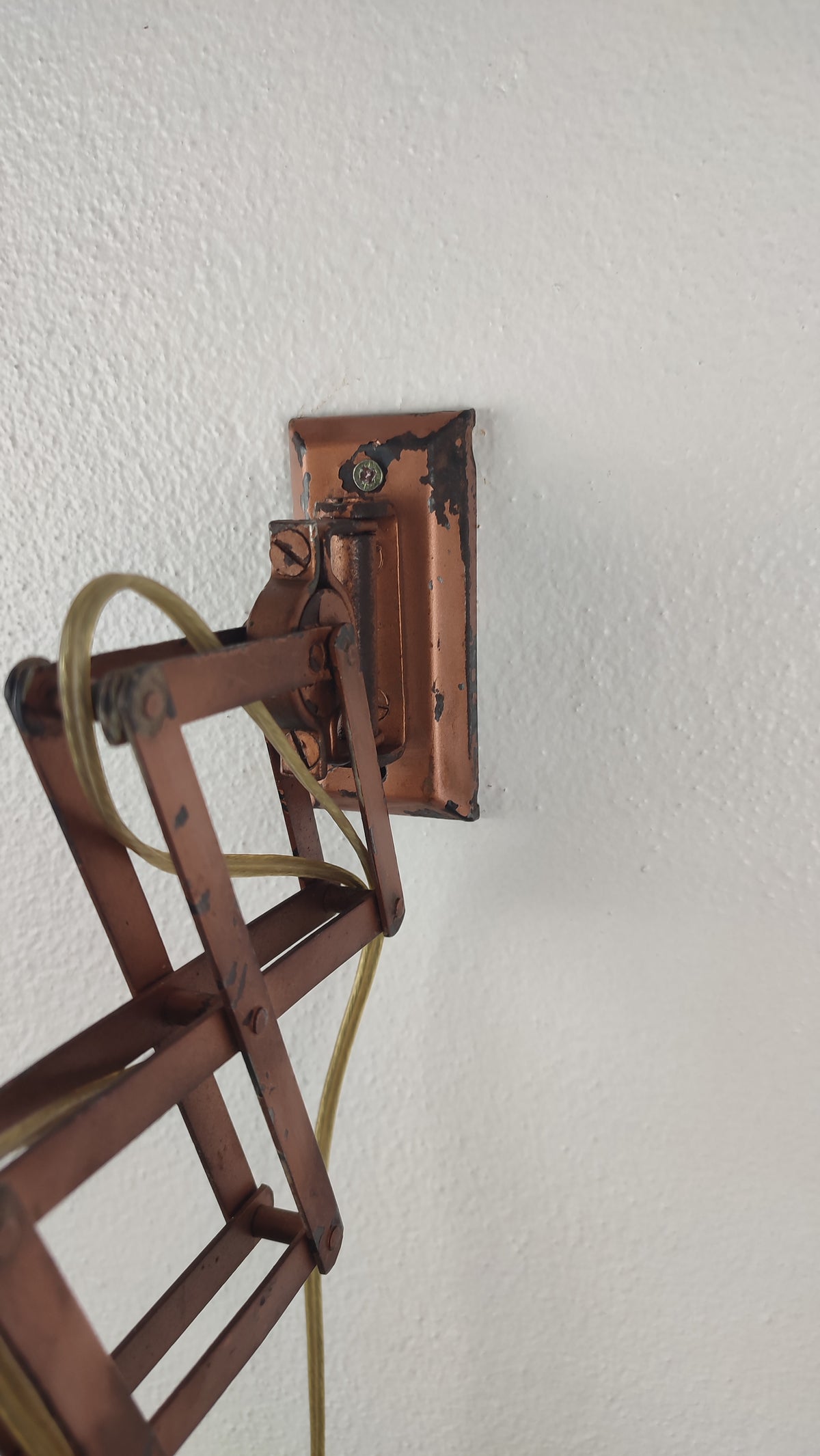 Candeeiro de Parede Industrial "Scissor" (Anos 40/50)